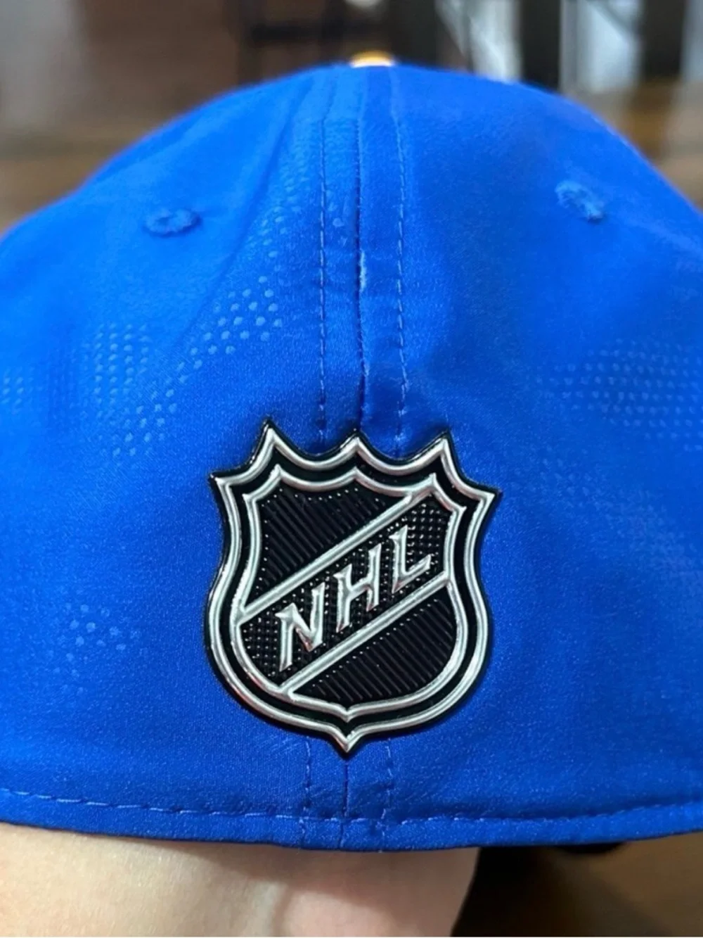 Fanatics Buffalo Sabres Royal Blue and Gold NHL Authentic Pro Hat - Picture 6 of 12